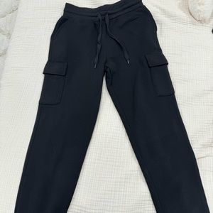 Black Cargo Sweatpants